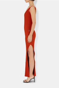 Robe Carved sans manches - Tomato