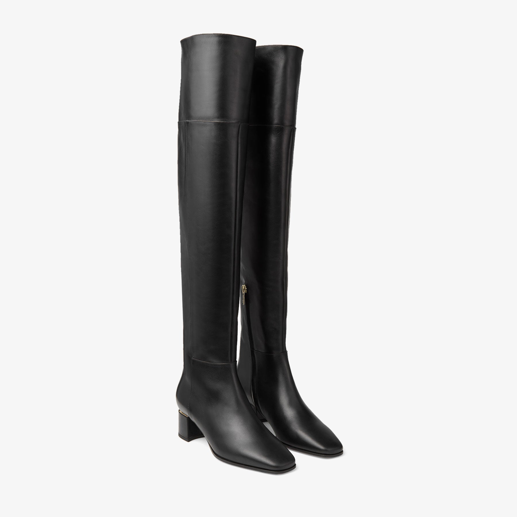 Cuissardes Loren 45 en cuir - Black