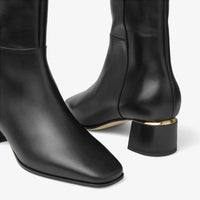 Cuissardes Loren 45 en cuir - Black