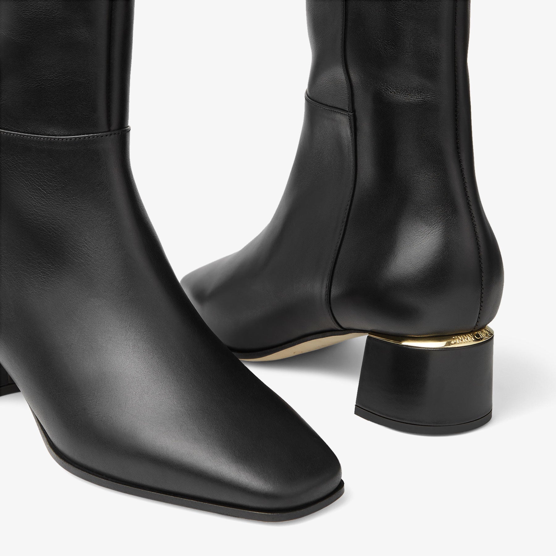 Cuissardes Loren 45 en cuir - Black
