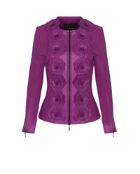 Veste Loryna en cuir - Anemone