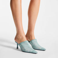 ZNO STOCK 0 / Reco 200 LIGHT TEAL Shoe LOTTA MULE 65