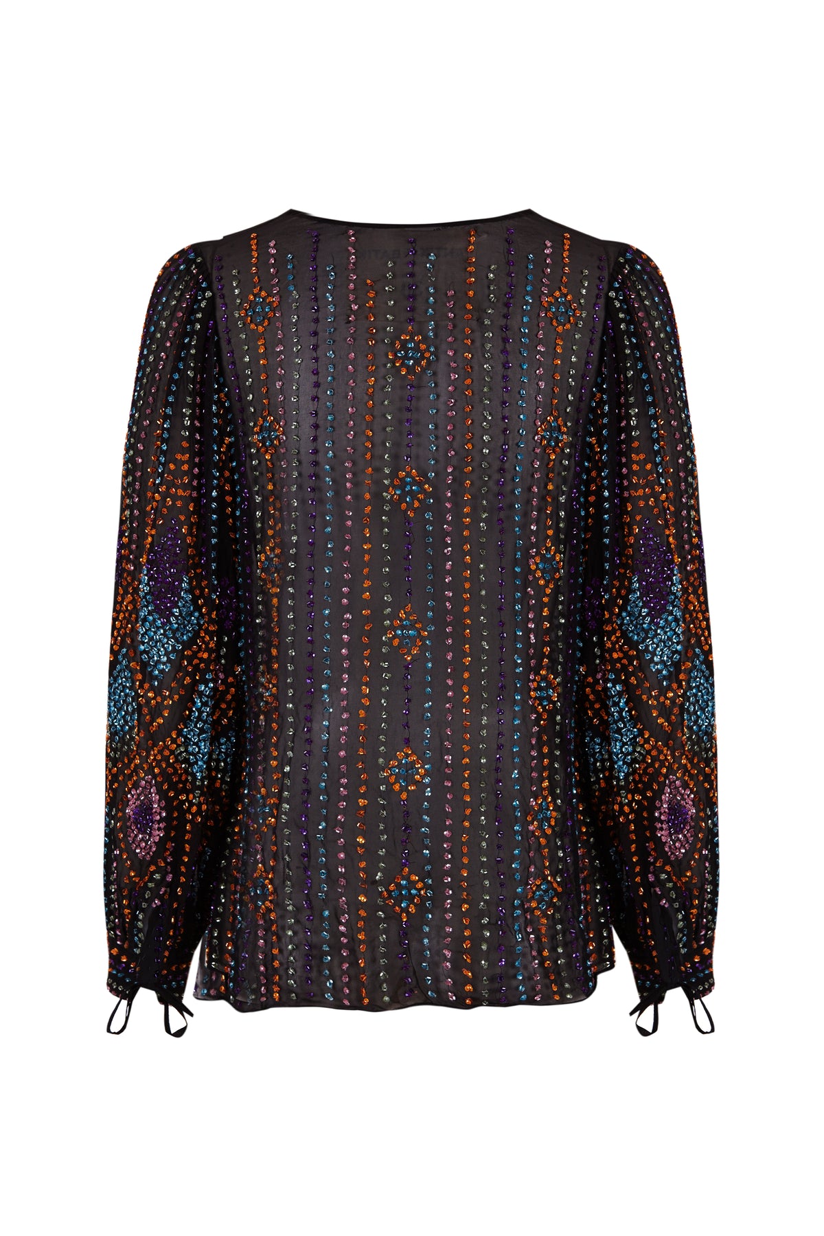 Blouse brodée de perles Louison - Multico