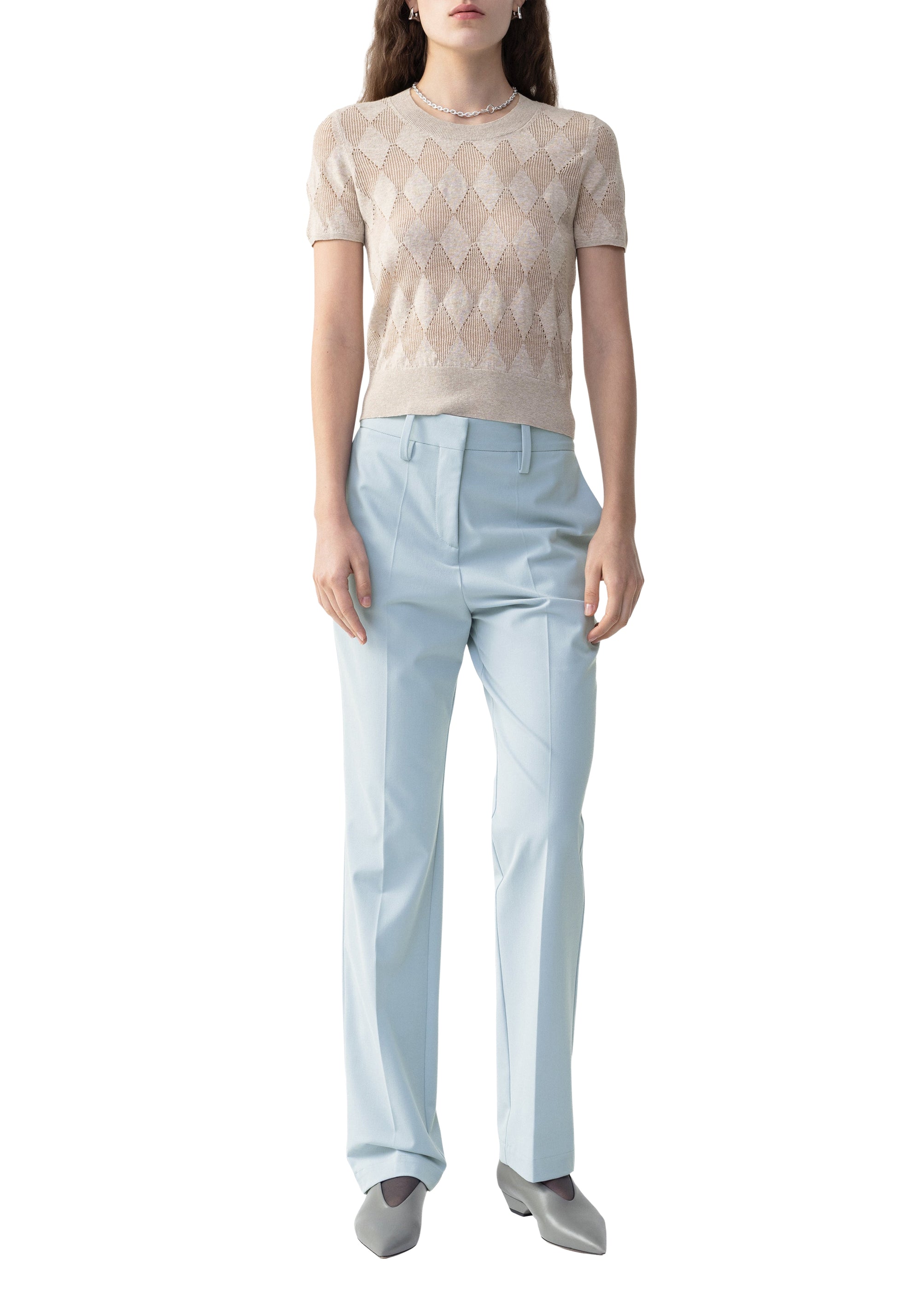 Pantalon droit Loui - Ice Blue