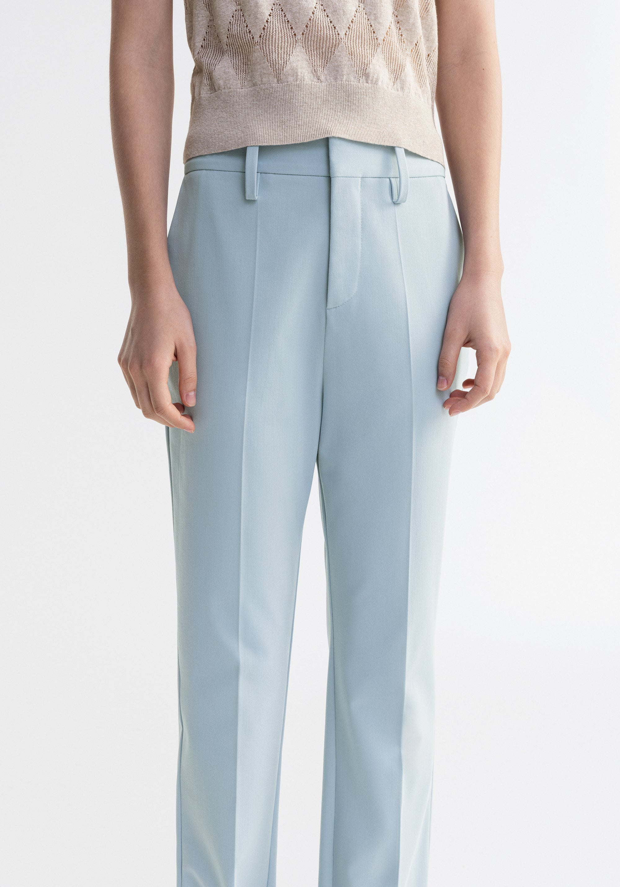 Pantalon droit Loui - Ice Blue