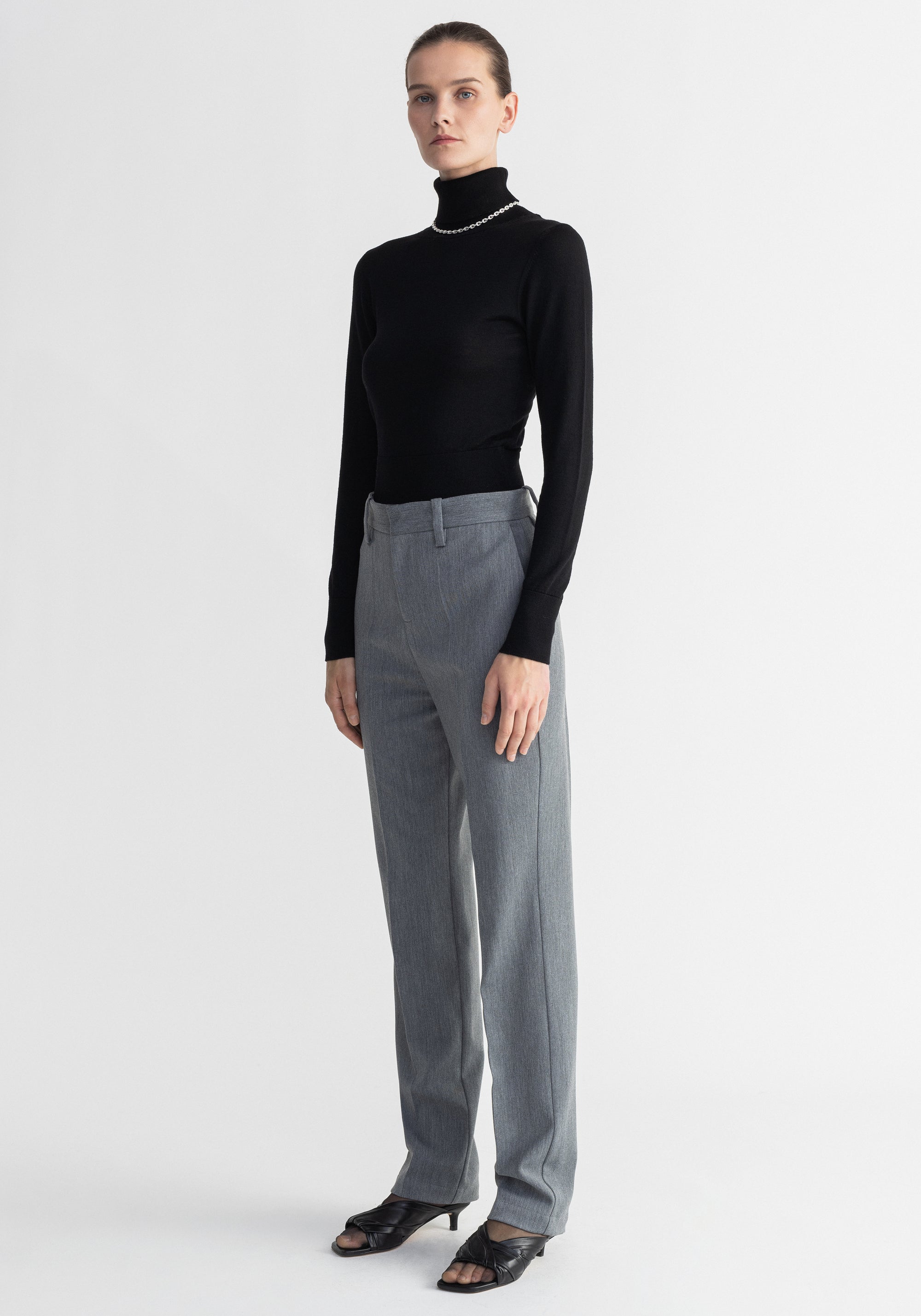 Pantalon droit Loui - Steel