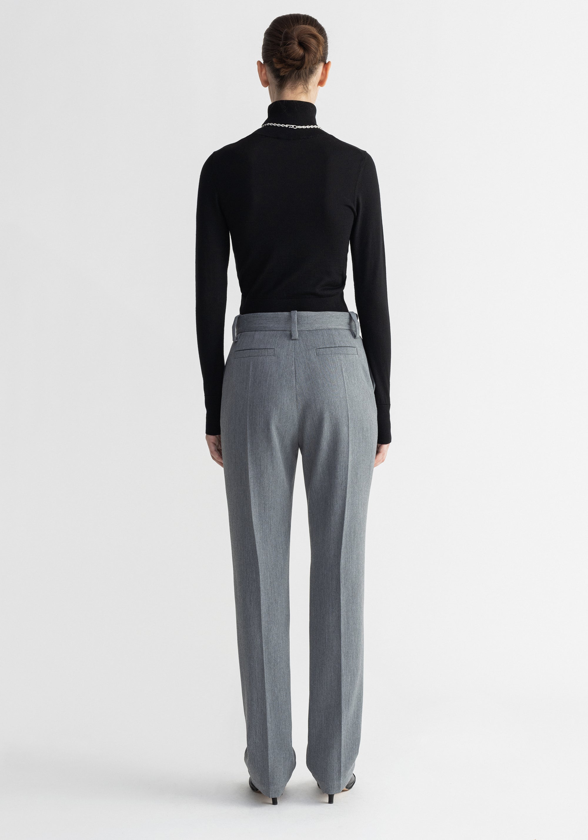 Pantalon droit Loui - Steel