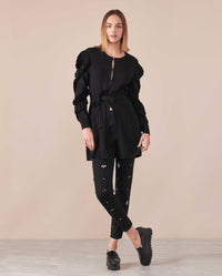 Black / Cardigan Loumi