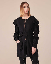 Black / Cardigan Loumi