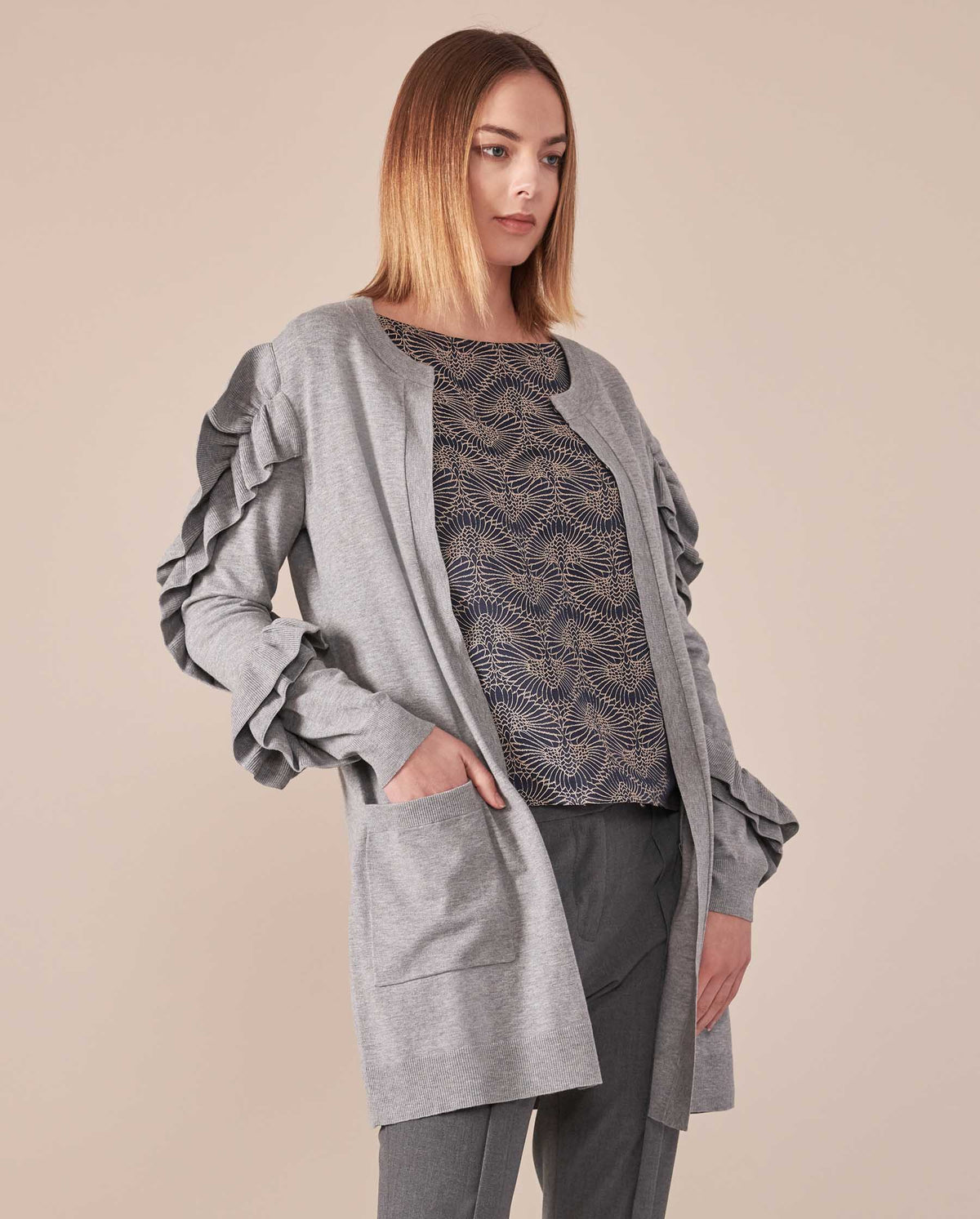 Heathergrey / Cardigan Loumi