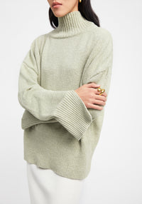 Openwork magnifying glass jumper - Sage