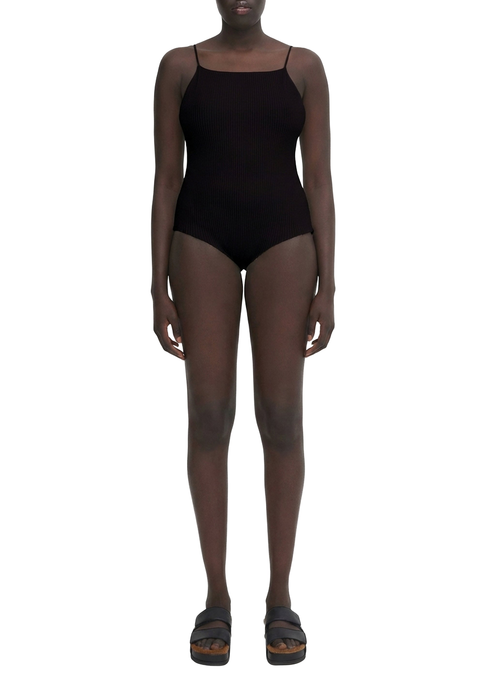 Body Lourde à bretelles - Black
