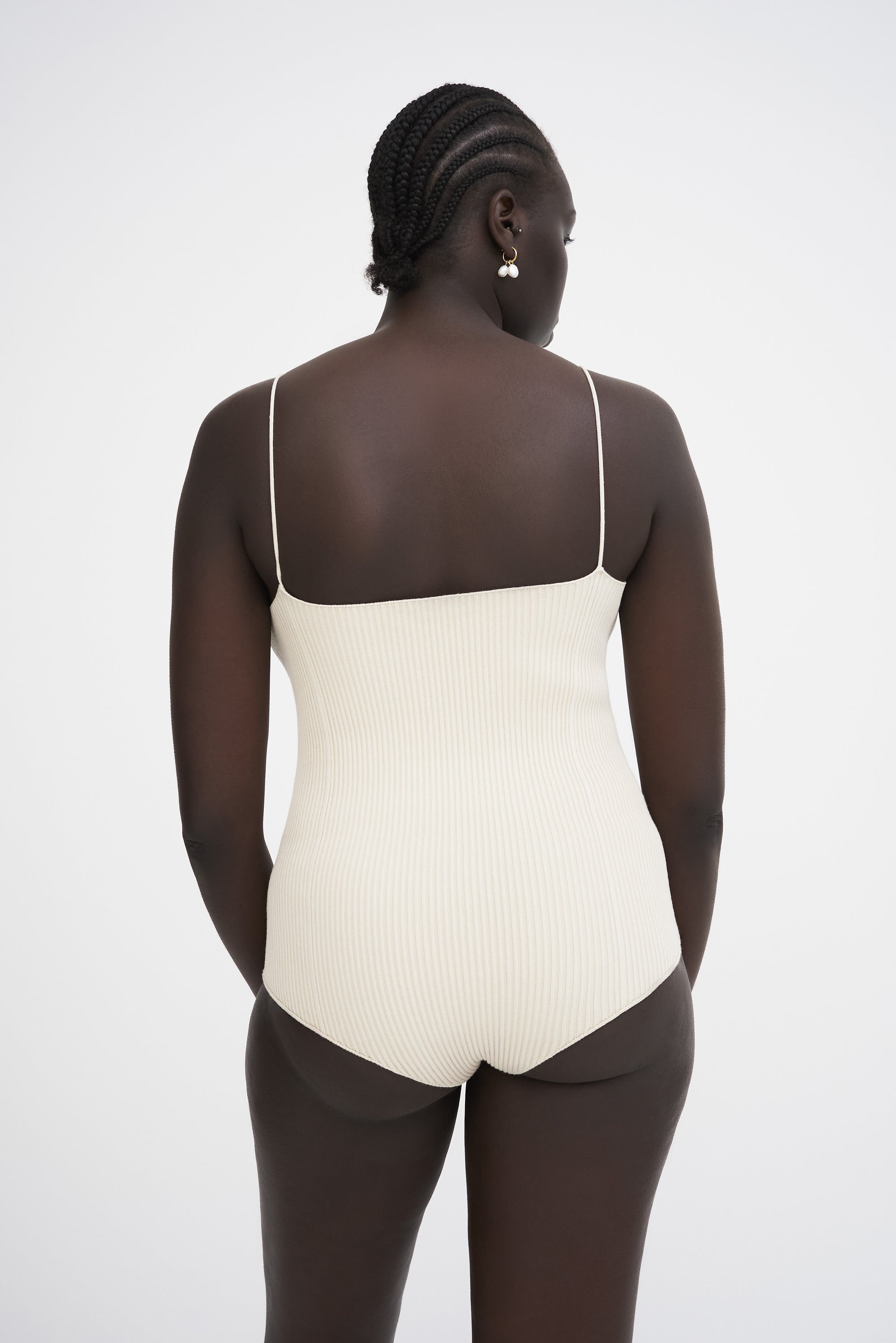 Body Lourde côtelé - Cream