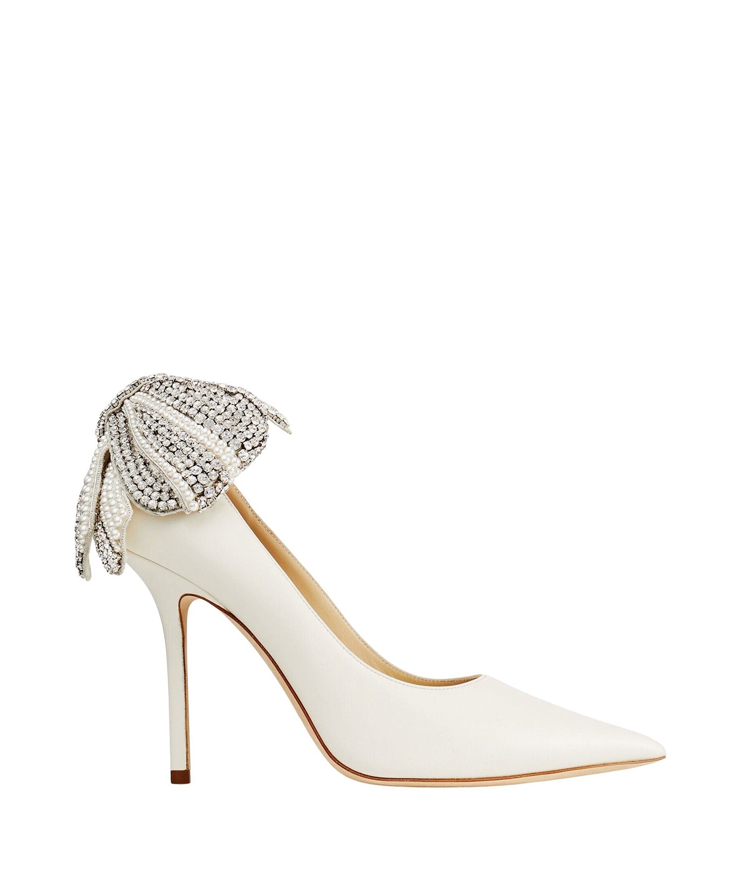 Escarpins Love 100 en cuir - Latte Mix