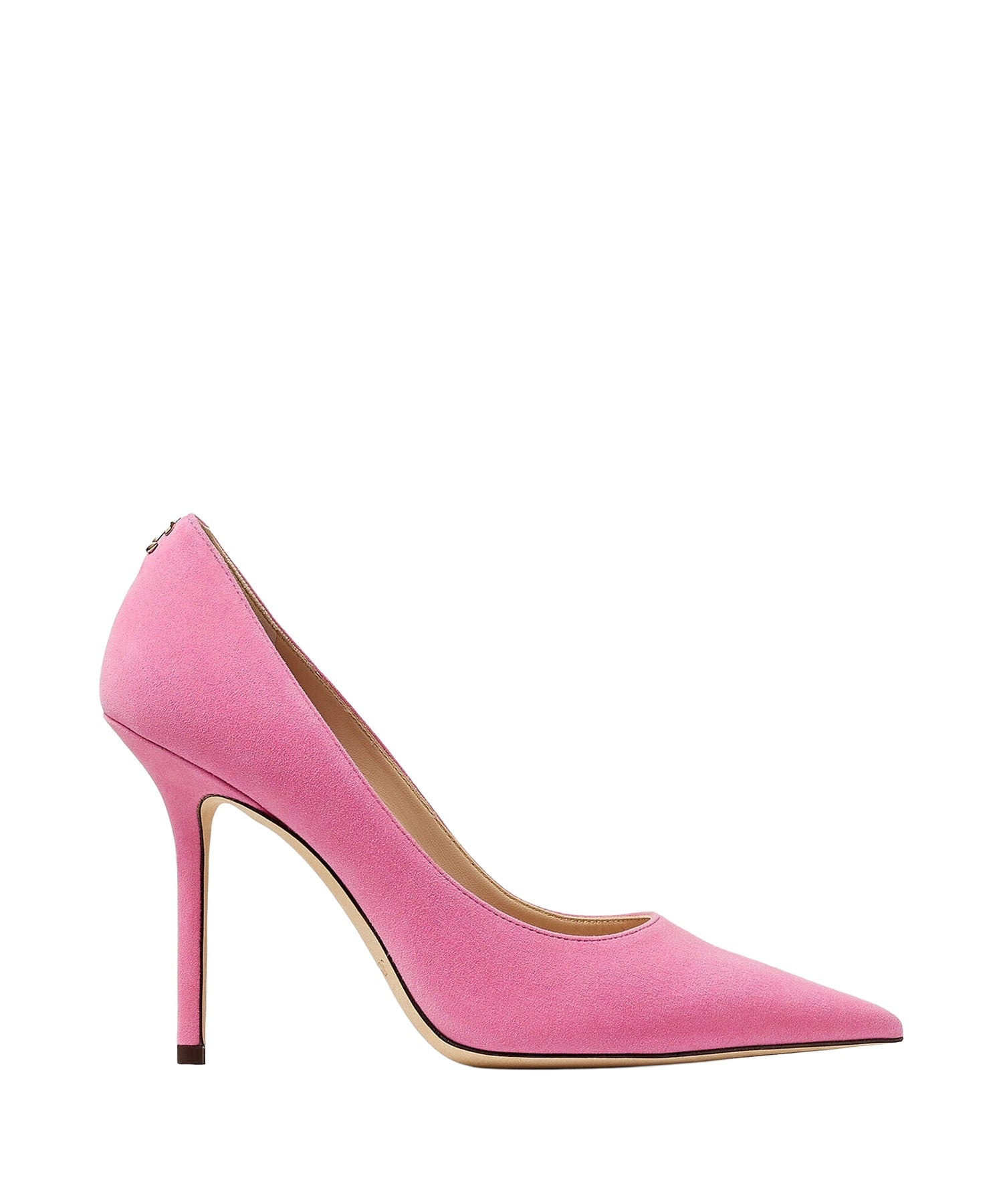 Escarpins Love pointus 100 à monogramme JC - Candy Pink