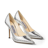 Escarpins Love 100 en cuir - Silver