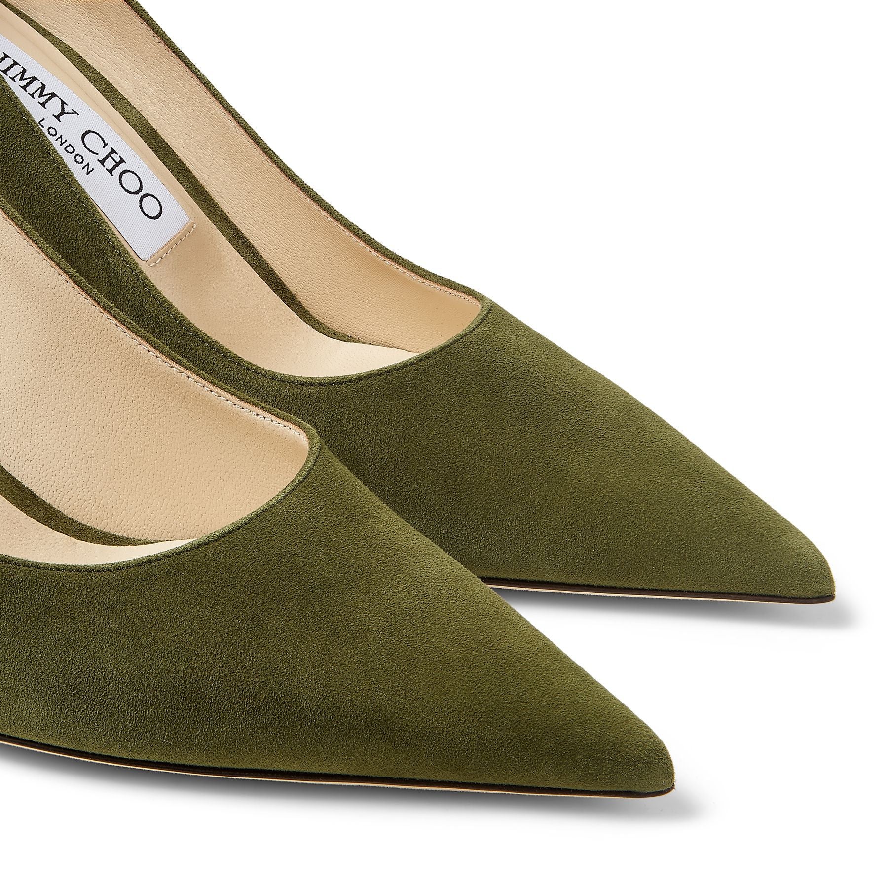 Love 85 leather pumps - Olive