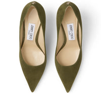 Love 85 leather pumps - Olive