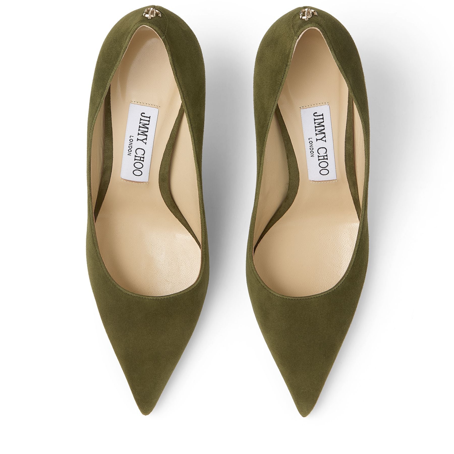 Love 85 leather pumps - Olive
