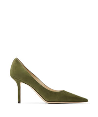 Love 85 leather pumps - Olive