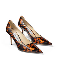 Escarpins Love 85 en cuir - Cognac Mix