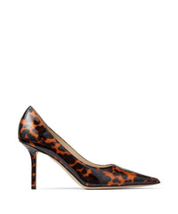 Escarpins Love 85 en cuir - Cognac Mix