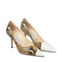 Escarpins Love 85 en cuir - Latte & Dijon