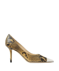 Escarpins Love 85 en cuir - Latte & Dijon