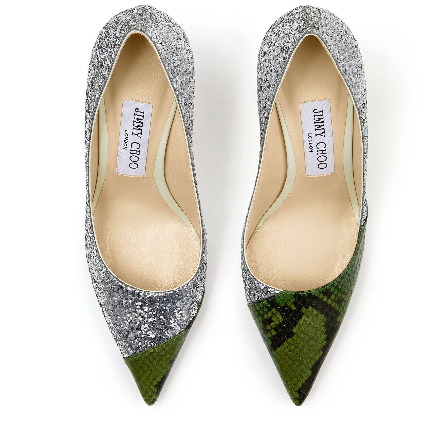 Escarpins Love 85 à cristaux - Clorofilla & Silver