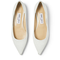 Ballerines plates Love - White