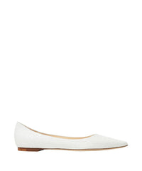 Ballerines plates Love - White