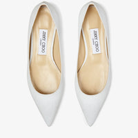 Ballerines plates Love - White