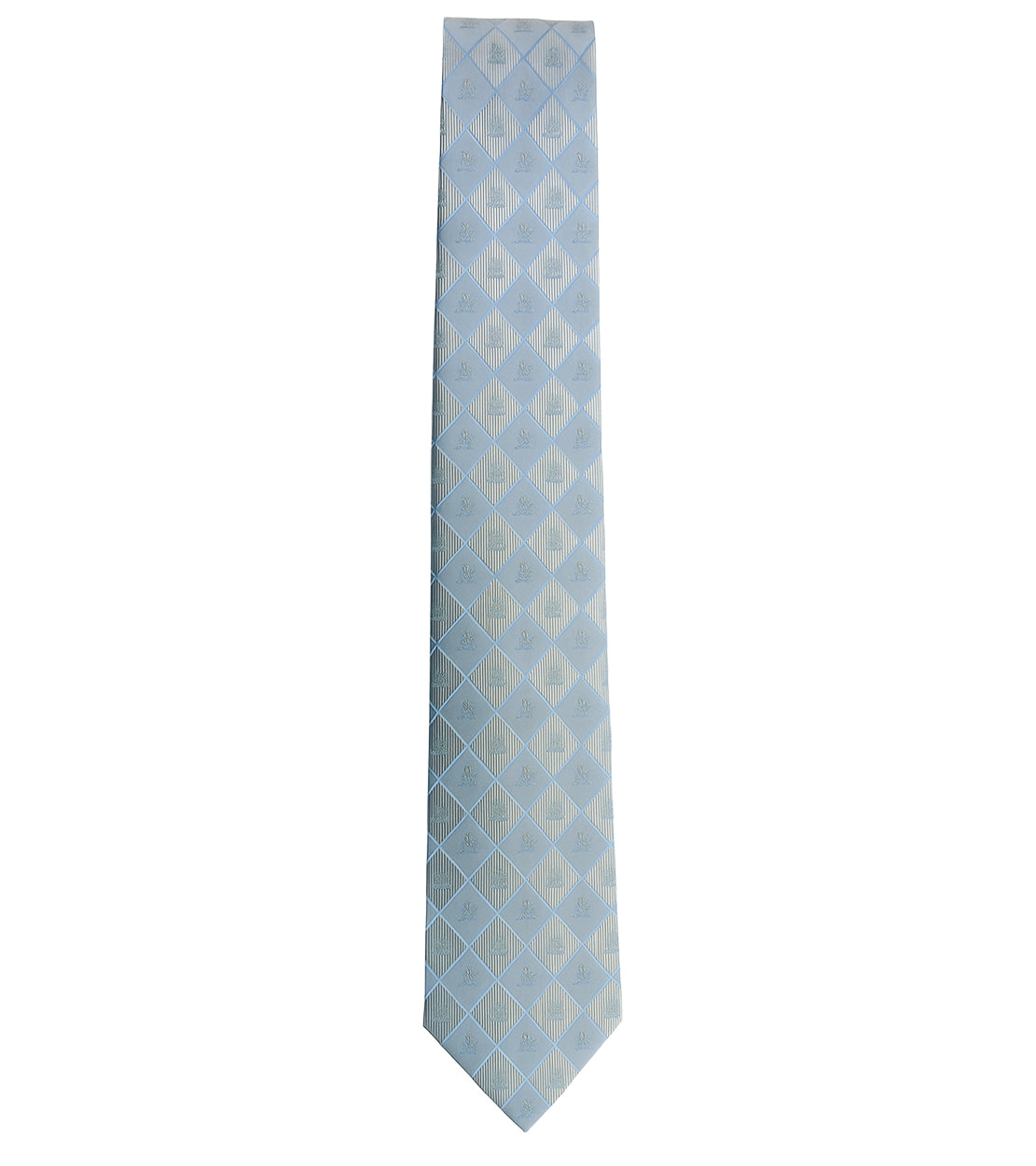 Cravate Sphinx en soie - Beige & Gris