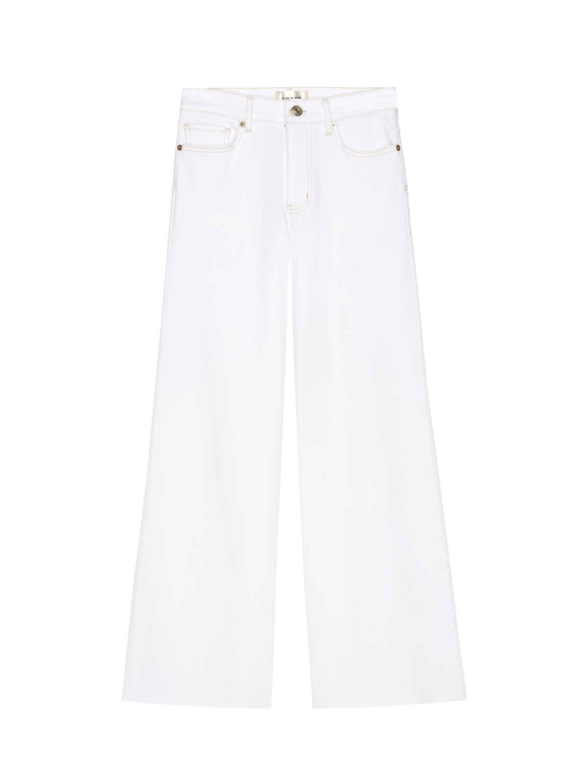 Pantalon Palazzo Crop en denim - Au Natural Clean Raw After