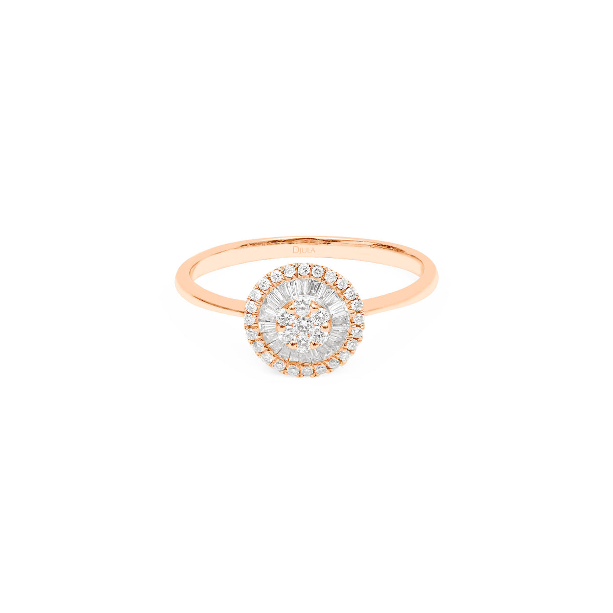 BAGUE UNION OR ROSE