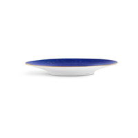 Soucoupe Lapis en porcelaine & or 24K - Bleu