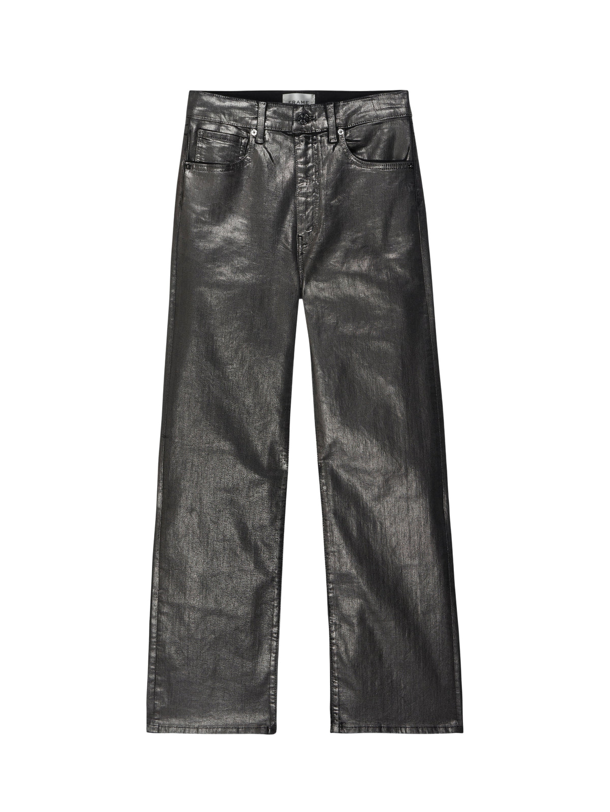 Straight-leg denim trousers - Gunmetal Chrome