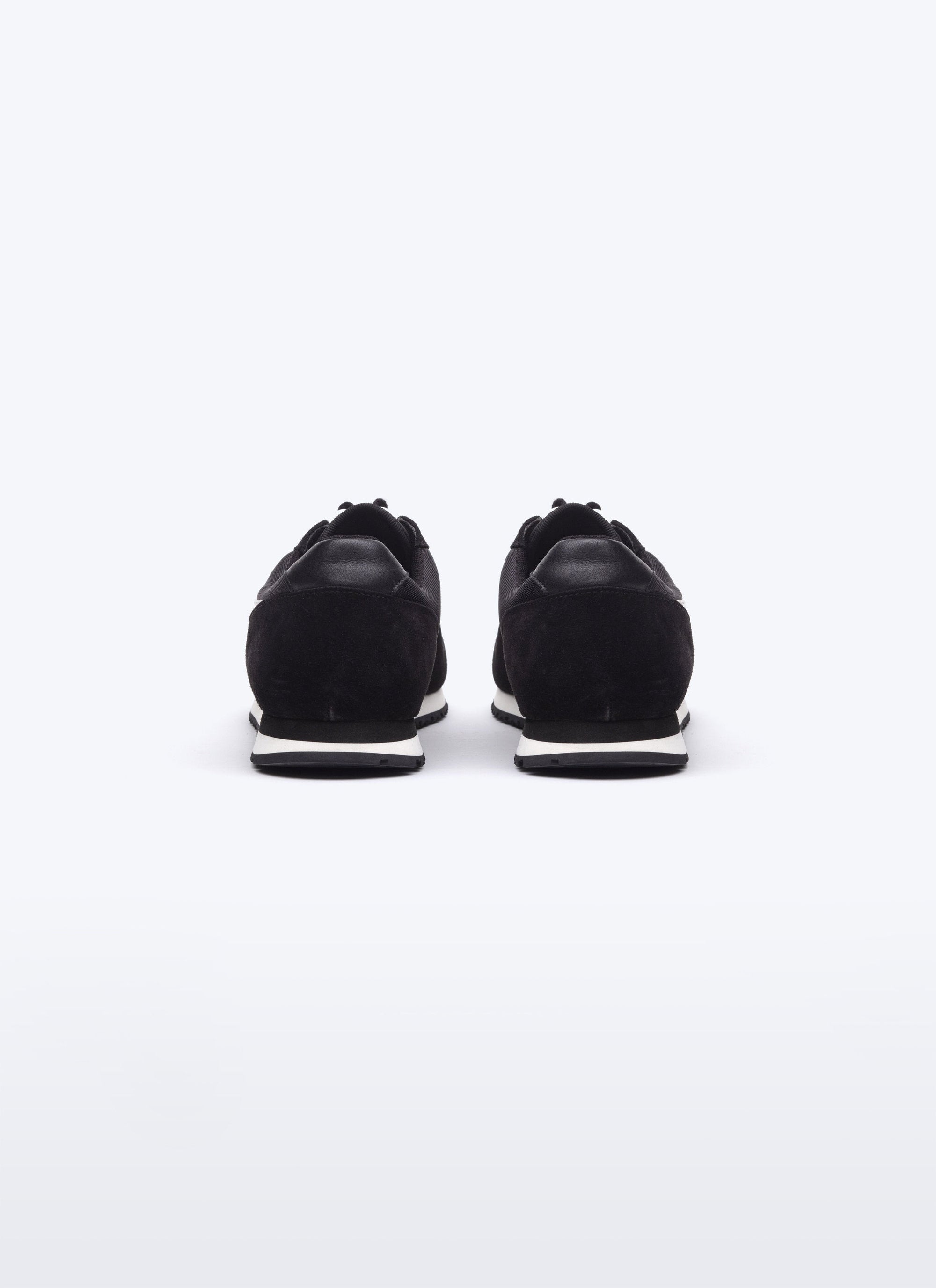 Baskets basses en cuir - Noir & Blanc