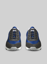 Leather and nylon trainers - Faïence