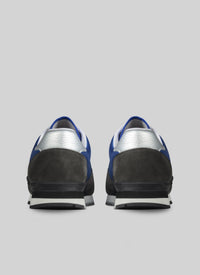 Leather and nylon trainers - Faïence