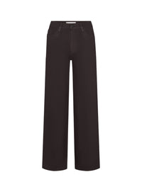 Slim-fit Palazzo denim trousers - Truffle Coated
