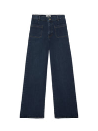 Bardot Pkt Slim Palazzo denim trousers - Cursive