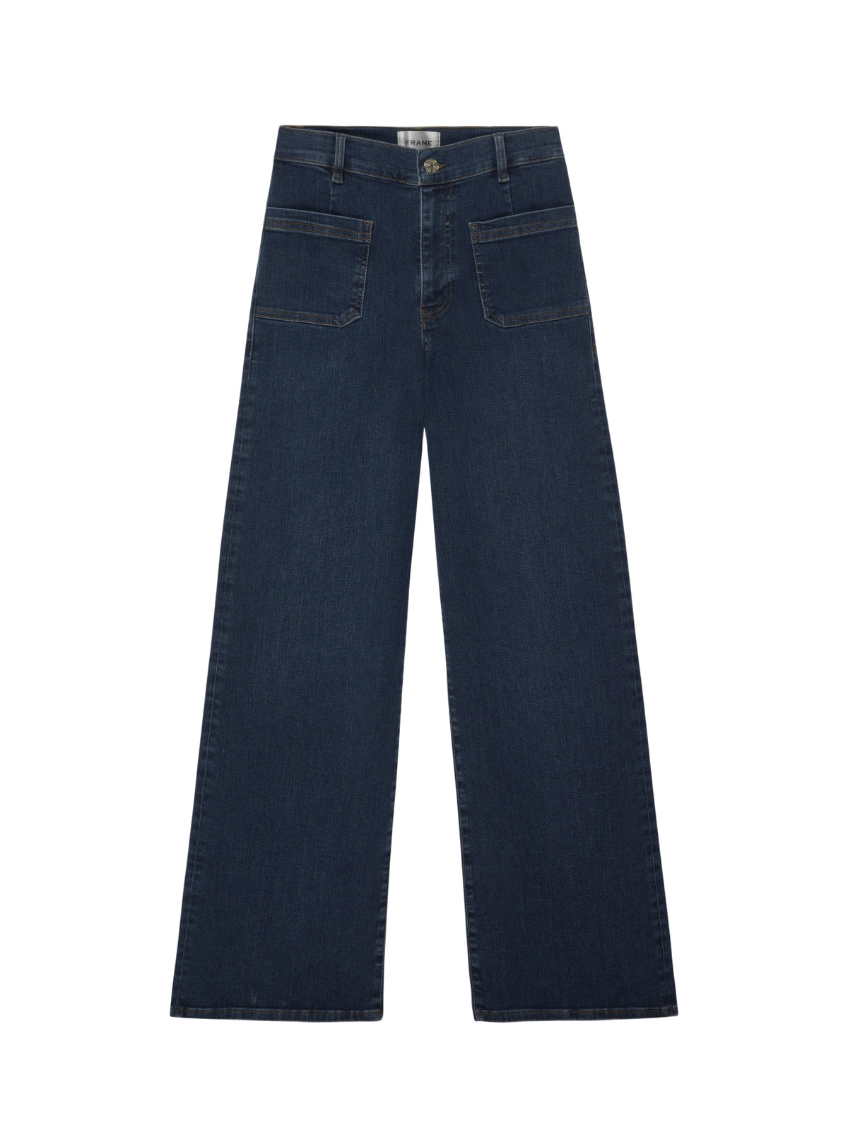 Bardot Pkt Slim Palazzo denim trousers - Cursive