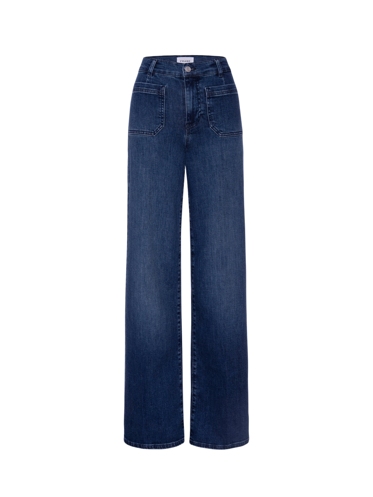 Bardot Pkt Slim Palazzo Denim Trousers - Thunderstorm