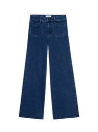 Modernist Pocket Slim Palazzo denim trousers - Loner