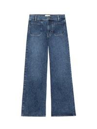 Modernist Pocket Slim Palazzo denim trousers - Esteem