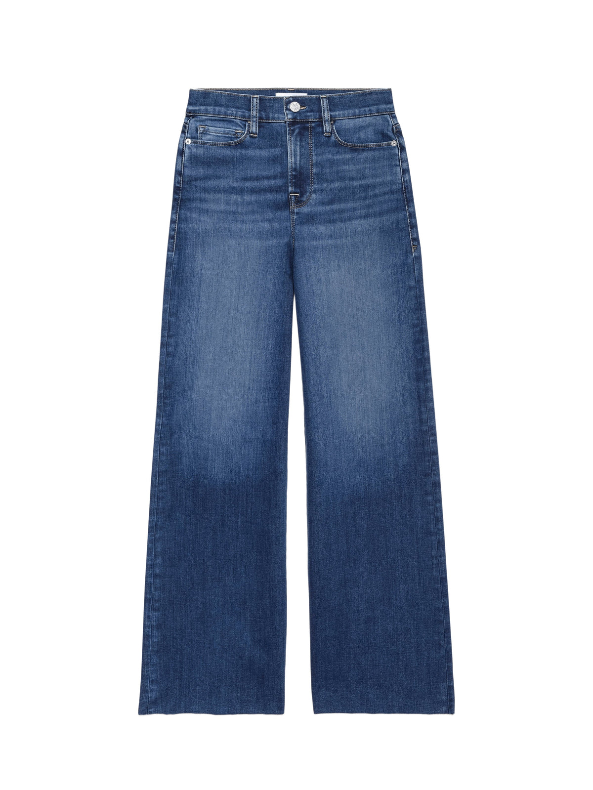Raw After slim-fit palazzo trousers in denim - Lupine