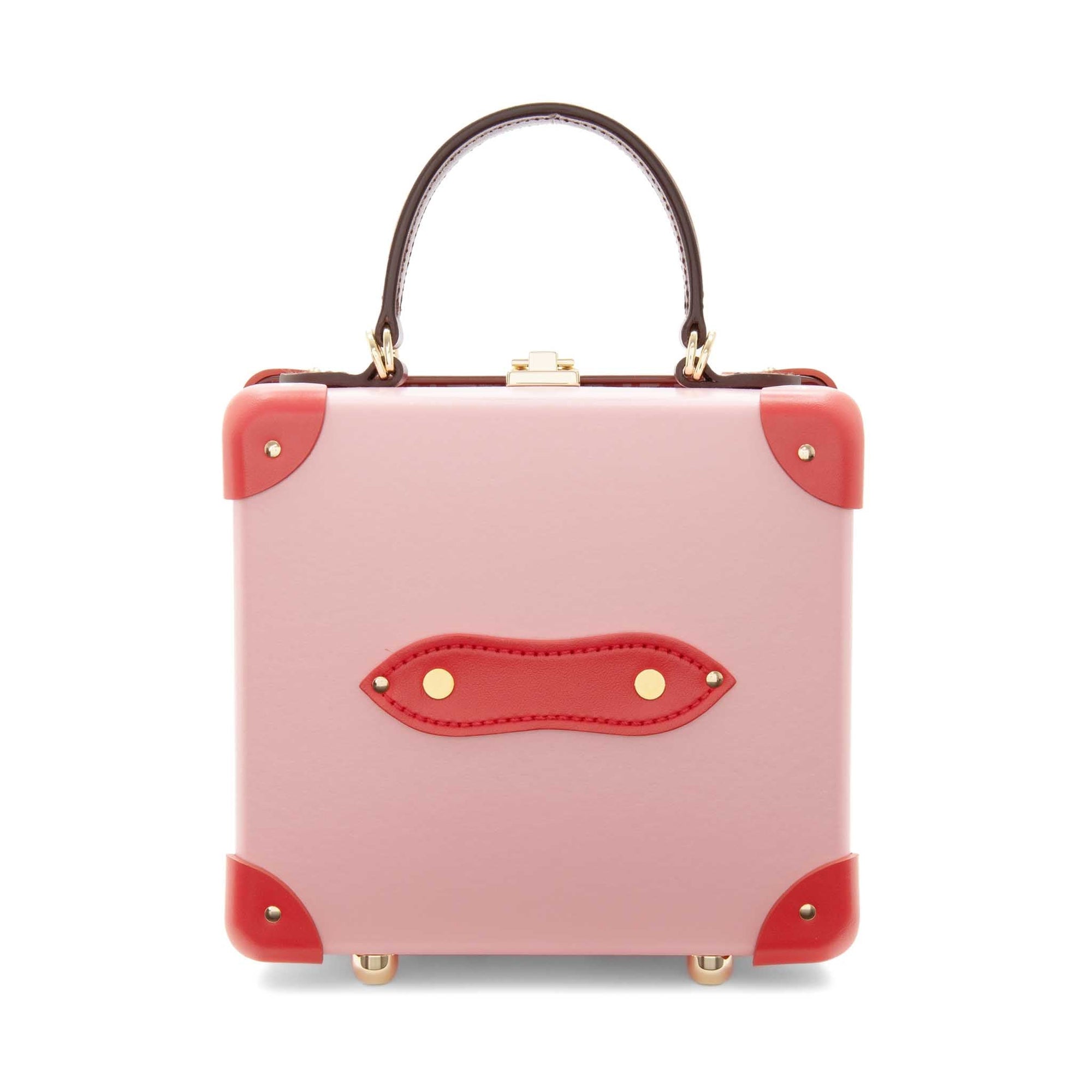 Sac carré London Golf Le Fleur - Rose & Rouge & Or