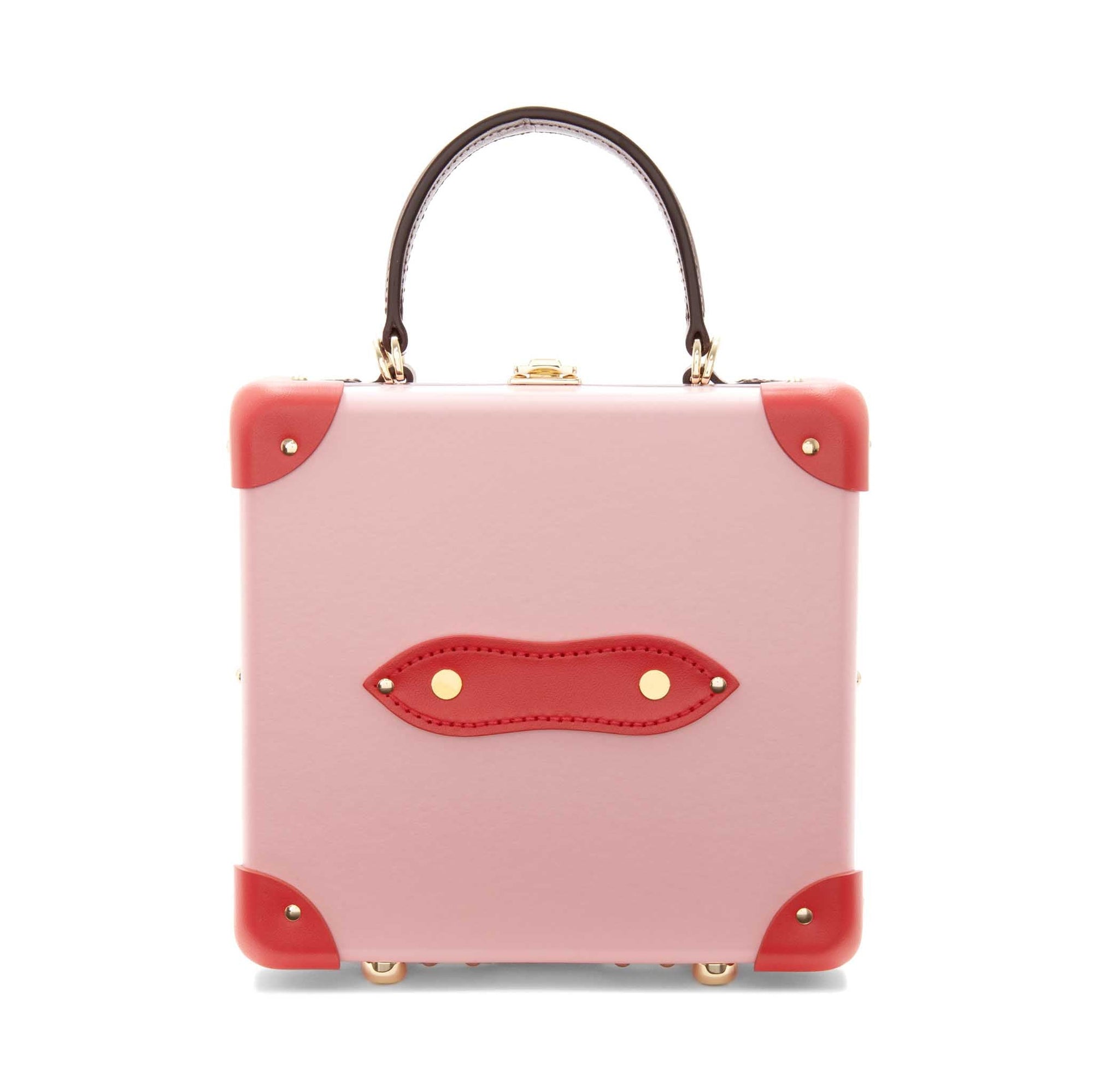 Sac carré London Golf Le Fleur - Rose & Rouge & Or
