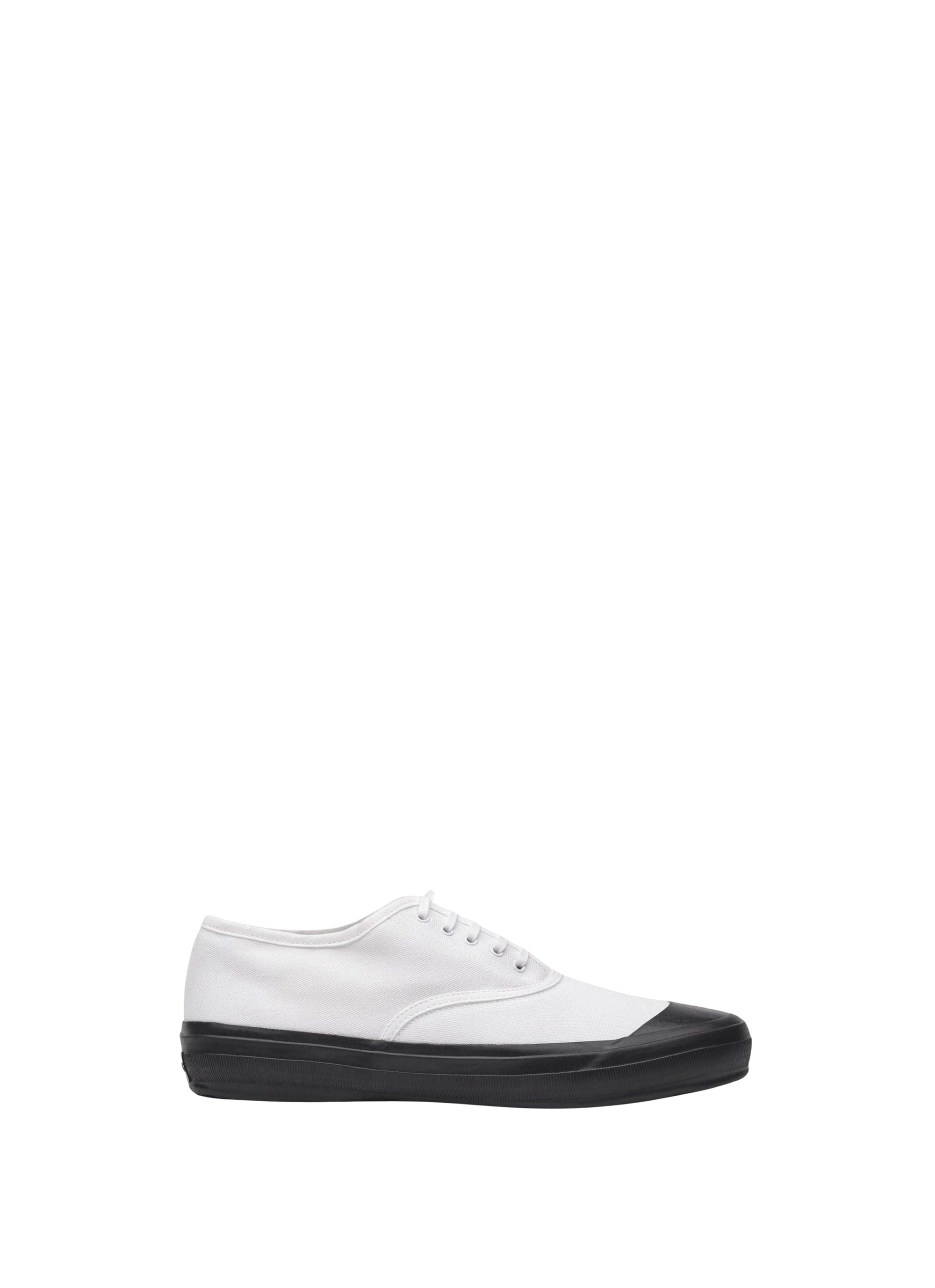 Cotton canvas trainers - White